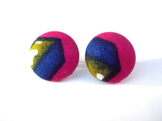 Style Item of the Day: Button Earrings