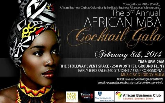 This Saturday, 3rd Annual African MBA Gala in NYC