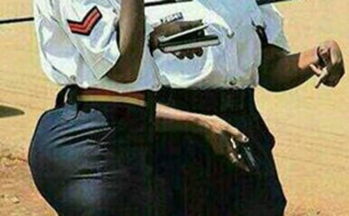 hot kenyan police woman