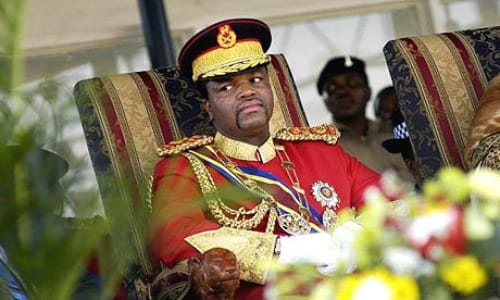 King Mswati III