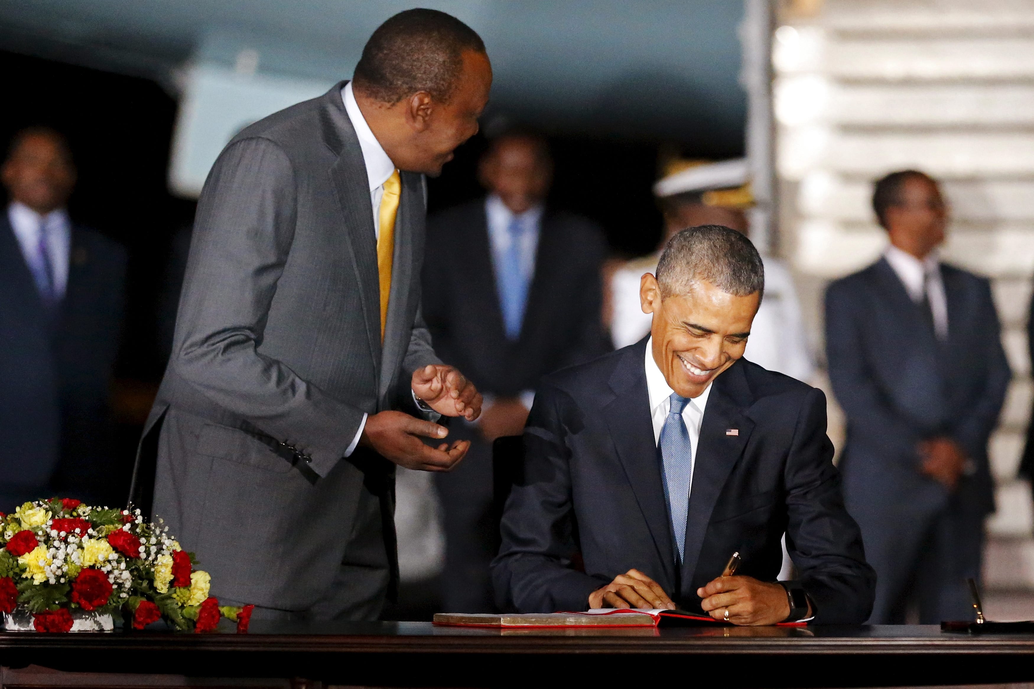 Obama and Kenyatta