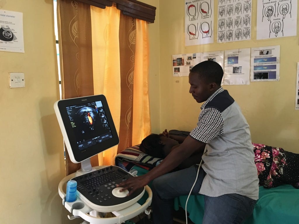 An echocardiogram test