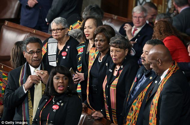 Ghana&#039;s kente cloth stares Trump in the face during State of the Union address