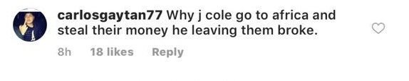 Nigerians fire back as Americans throw insensitive jabs over J. Cole concert in Lagos