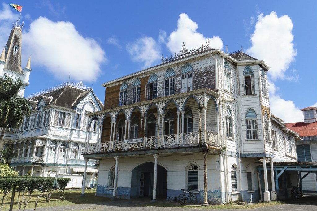 From a small British town to the capital of Guyana, turns