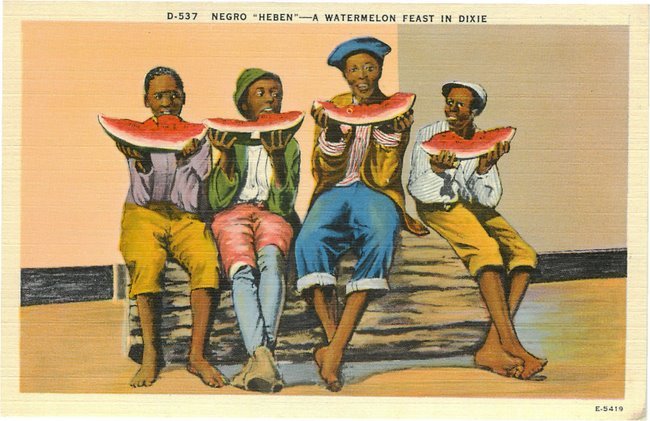 Watermelon stereotype, a sickening persistence of racism against black people in the U.S.