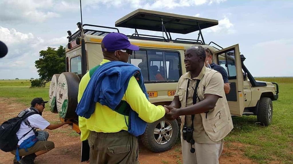 Kanye West visits the only African president to openly express love for Trump