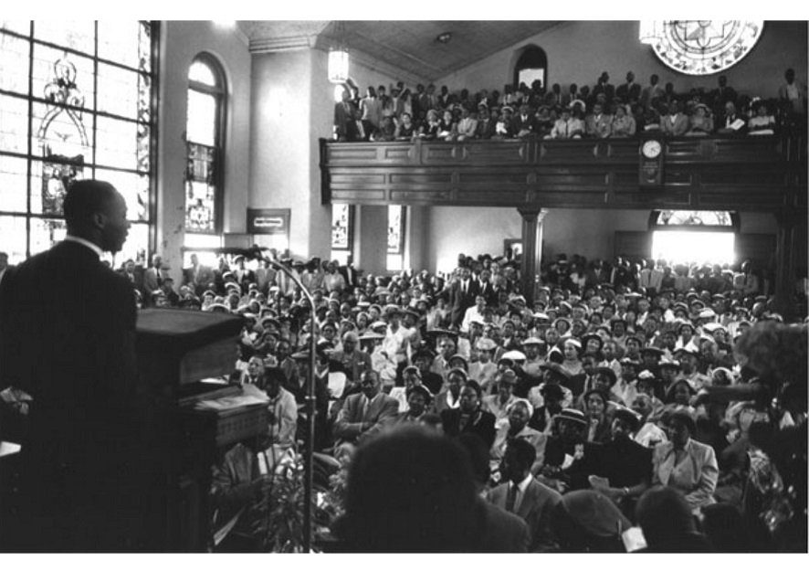 The montgomery bus boycott was based on the principle of picture