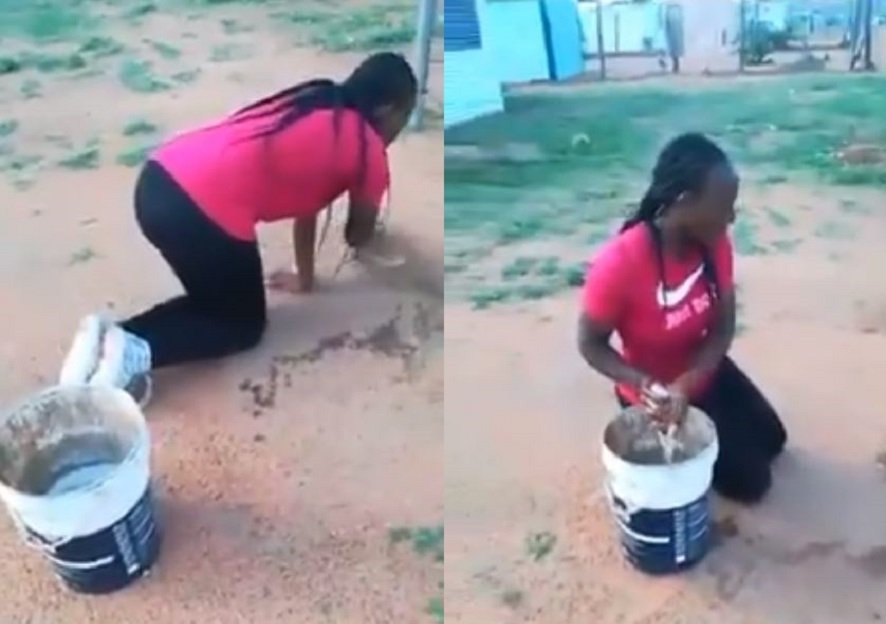 Girl Stripped On Camera And Forced To Do House Chores For Husband 