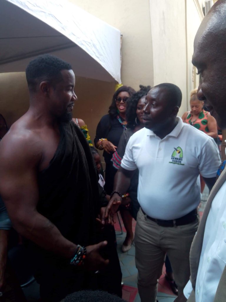 Watch the moment African-American actor, Michael Jai White, was installed as chief in Ghana