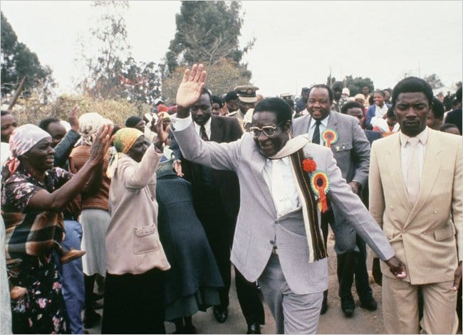 The graceful aging of 95-year-old Robert Mugabe in pictures