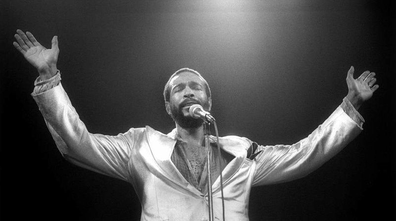 This is the Marvin Gaye stamp that will debut on April 2, his 80th birthday