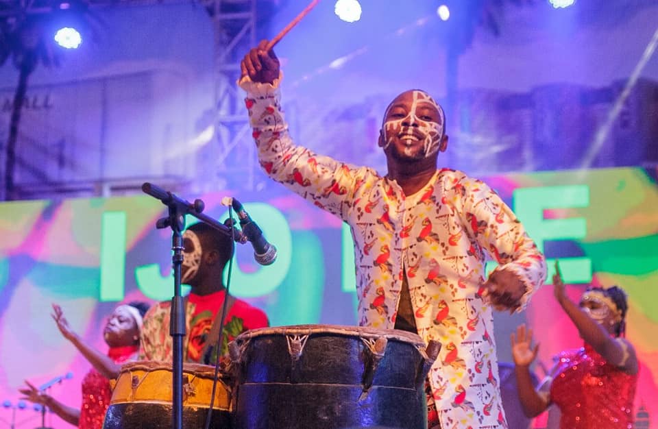 Nigerians celebrate the iconic African drum with a festival