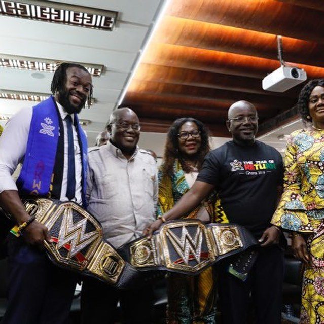 From meeting the Ashanti king to visiting a slave castle, here’s how Kofi Kingston marked his trip to Ghana