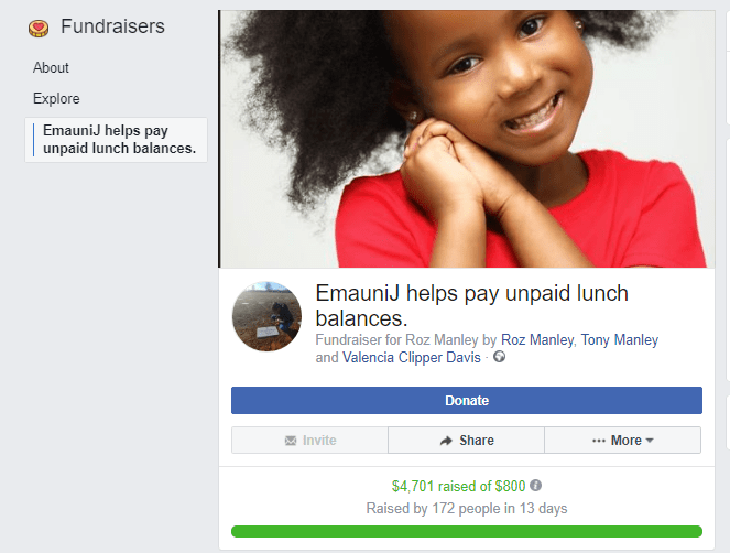 This 7-year-old raised over $4k to pay for kids who can&#039;t afford school lunch