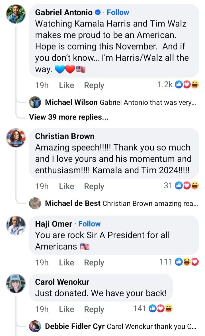 Kamala Harris warms hearts with her VP pick; check out what people are saying on social media