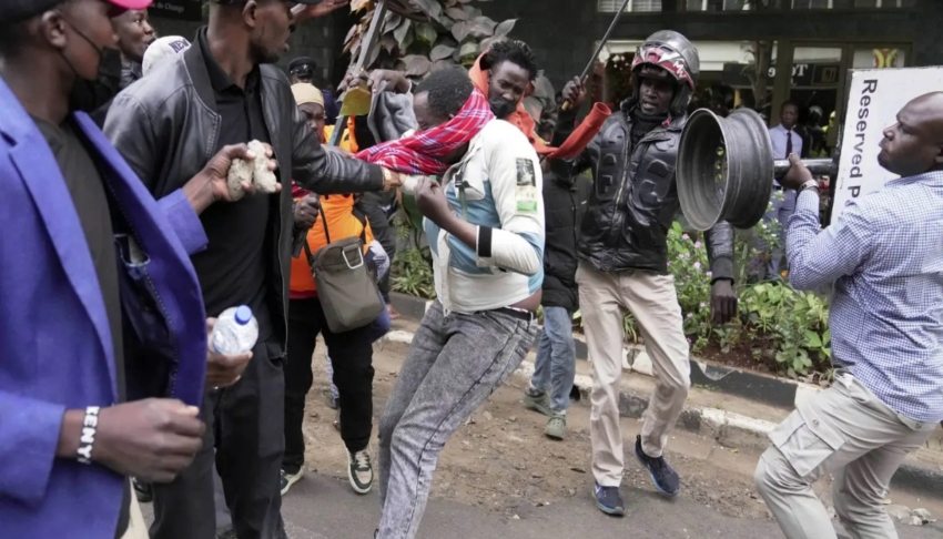 Kenyan police under fire after shooting unarmed man during protest