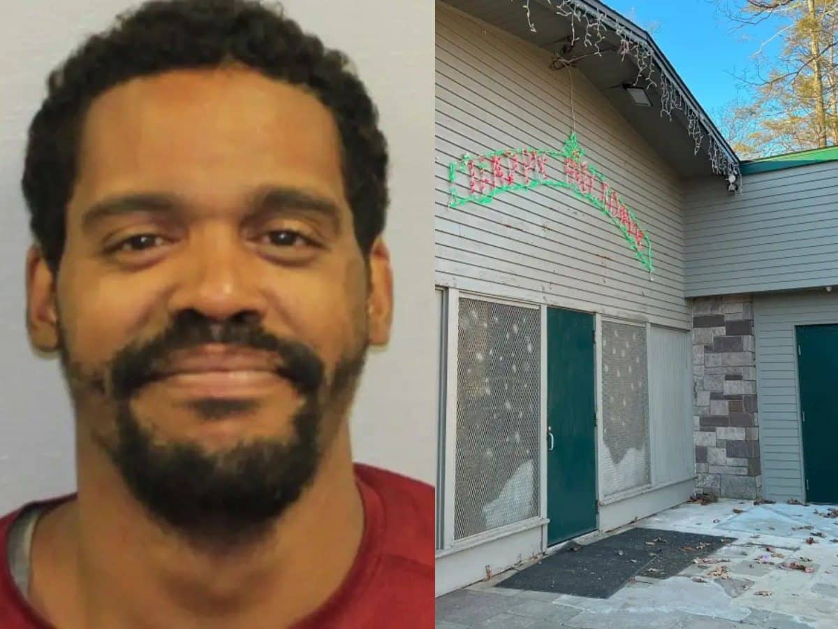 Police say Connecticut man got stuck in chimney trying to retrieve his dog from park bathroom Police cops arrest