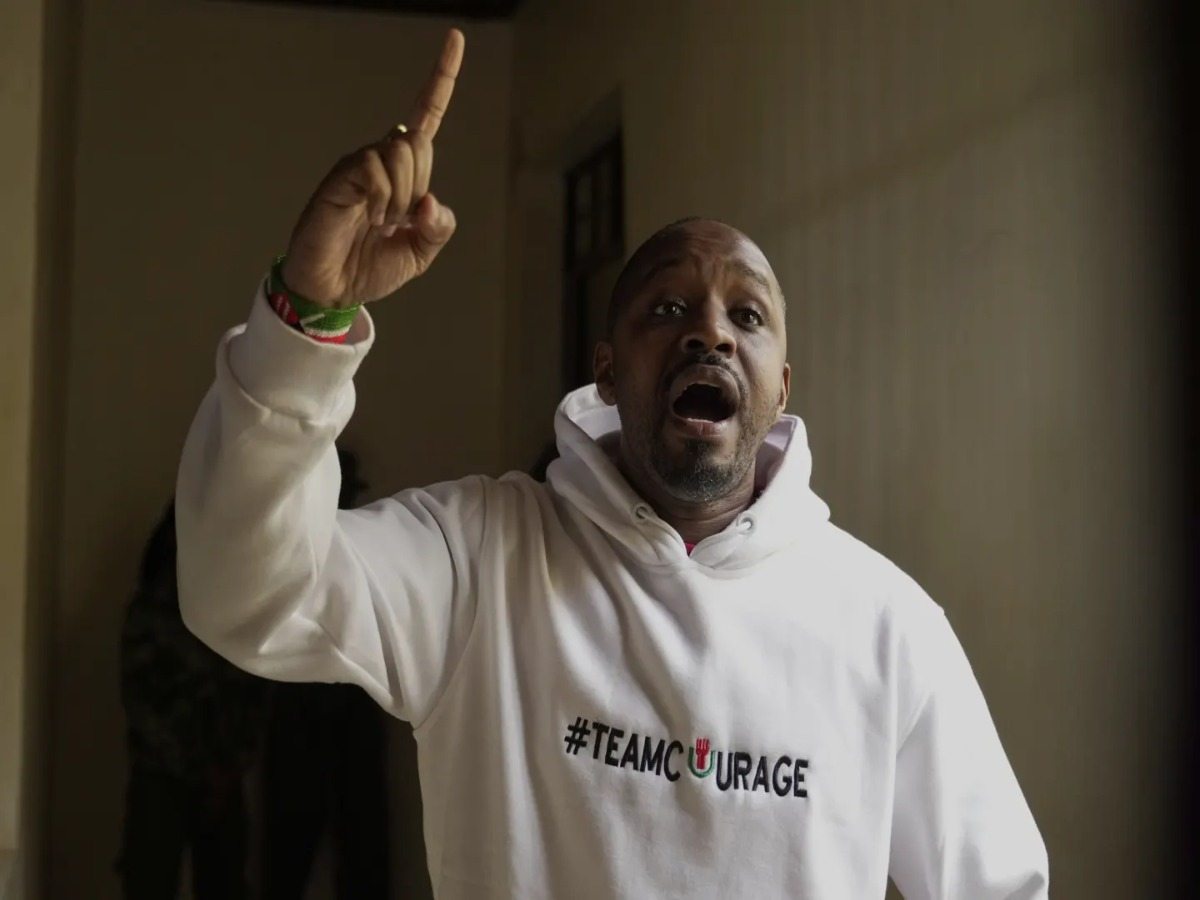 Kenyan pro-democracy activist Boniface Mwangi