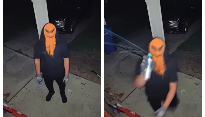 Family terrified after masked person repeatedly shows up outside home