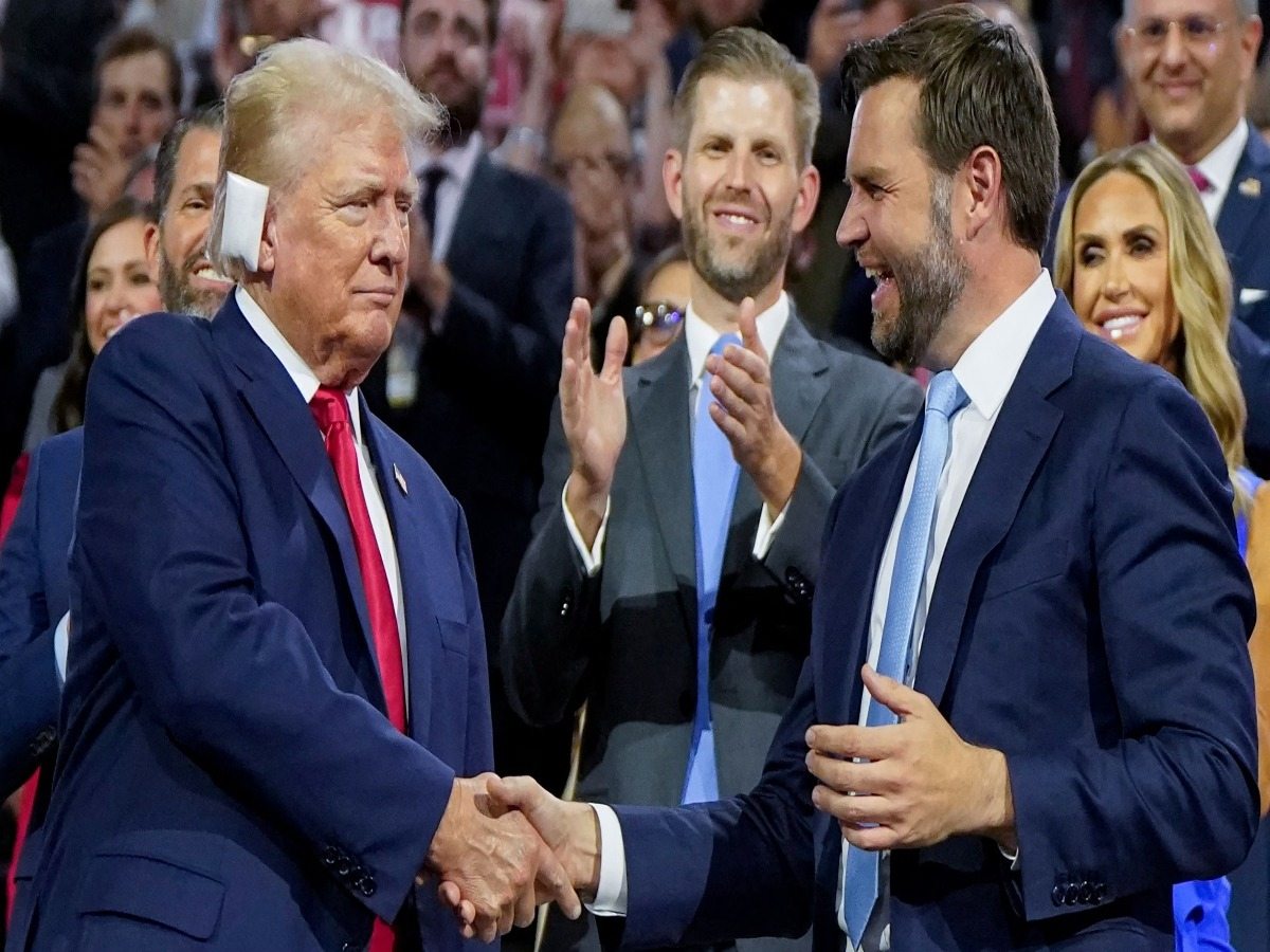Senate passes Trump's tax and spending bill: President Donald Trump and JD Vance