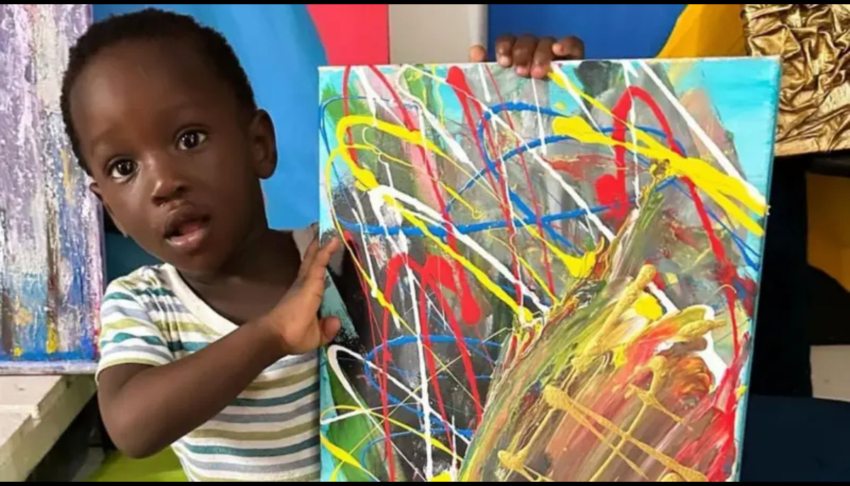 2-year-old Ghanaian Guinness World Record holder honored as 2025 Global Child Prodigy in Art