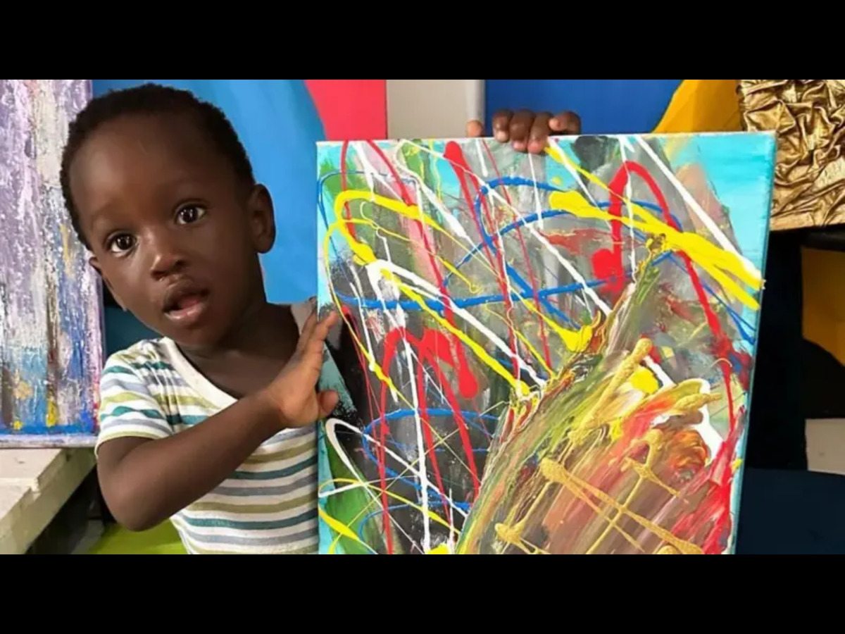 2-year-old Ghanaian Guinness World Record holder honored as 2025 Global Child Prodigy in Art