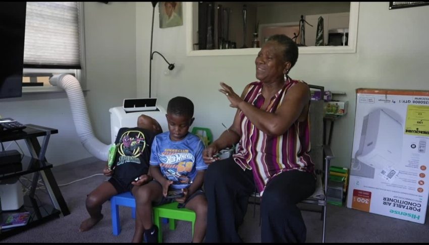 Community comes together to provide AC system for great-grandma taking care of young boys