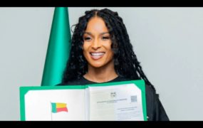 Ciara becomes citizen of Benin