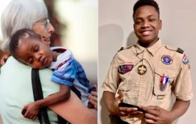 Orphan adopted from deadly Haiti earthquake gives back 100,000 meals to facility that saved his life