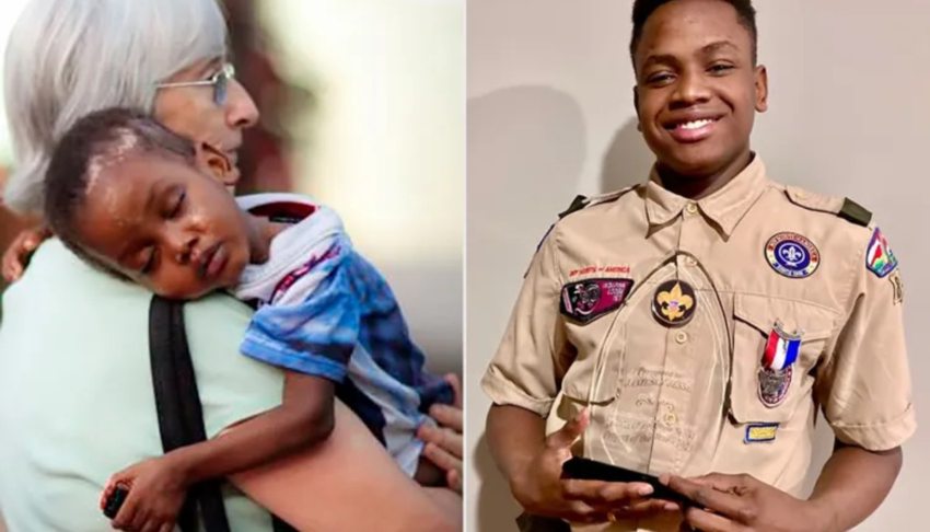 Orphan adopted from deadly Haiti earthquake gives back 100,000 meals to facility that saved his life