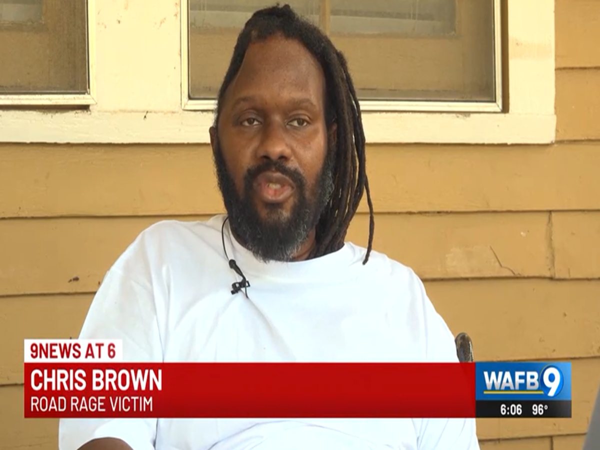Man reacts after surviving being shot in the head in road rage incident