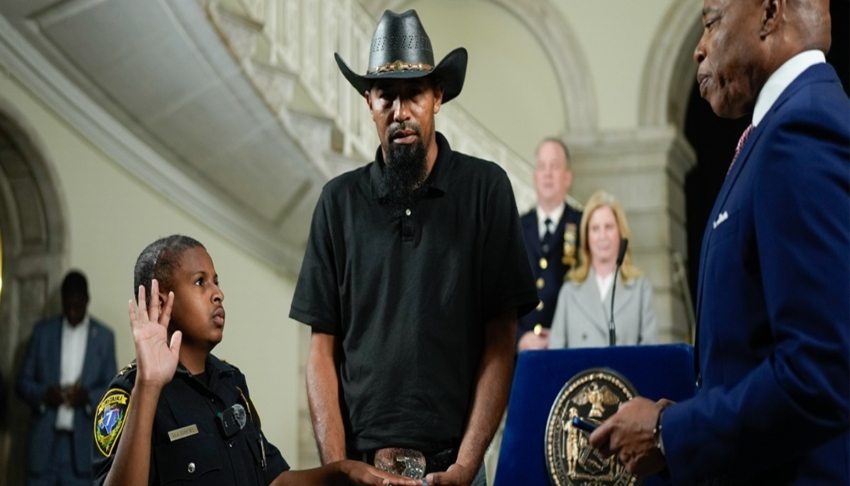 13-year-old cancer survivor DJ Daniel honored by Trump is sworn in as NYC honorary deputy mayor for public safety