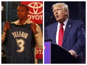 Donald Trump and Jasmine Crockett