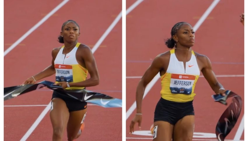 Melissa Jefferson-Wooden becomes first woman to win 100m and 200m at U.S. Nationals in over 2 decades