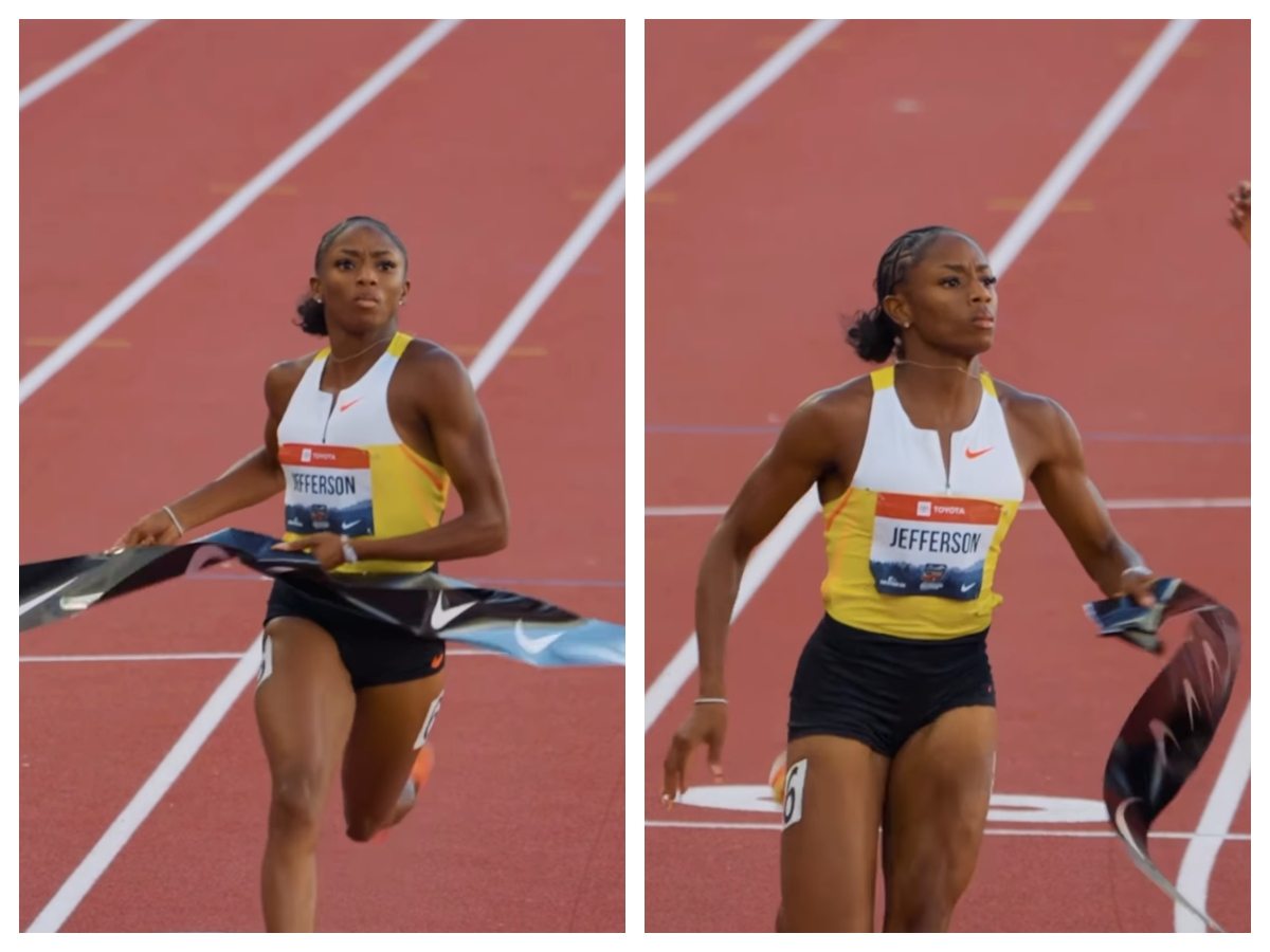 Melissa Jefferson-Wooden becomes first woman to win 100m and 200m at U.S. Nationals in over 2 decades