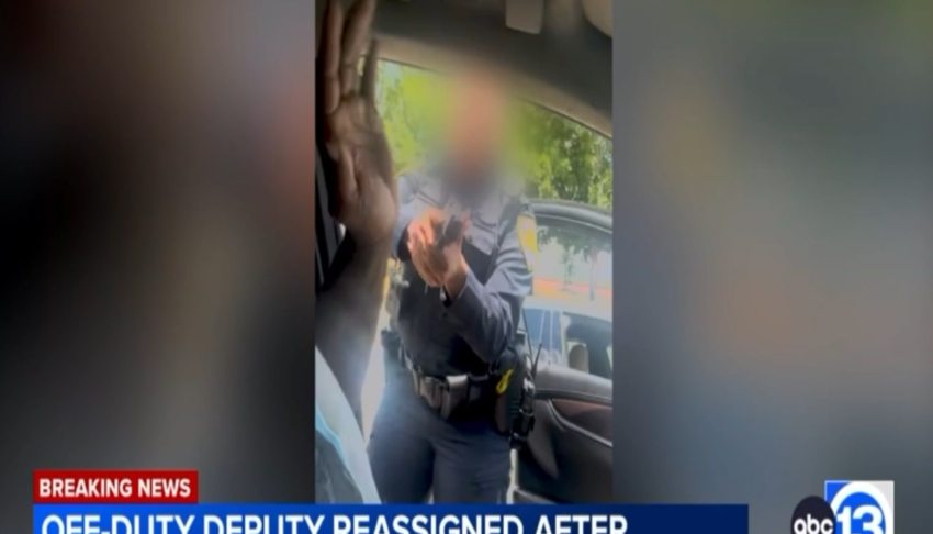 Man speaks after viral video shows off-duty deputy pulling gun on him during family dispute