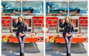 21-year-old firefighter dies after falling from four-story building during her graduation party