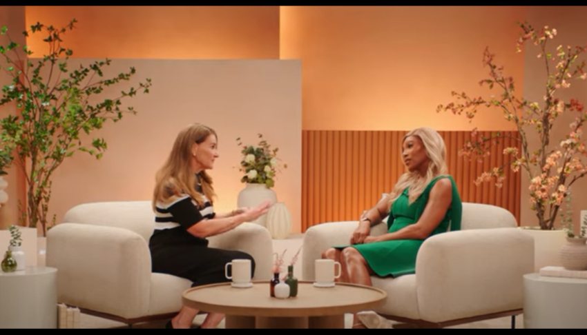 Melinda French Gates reveals how Serena Williams hyped her up to love her body