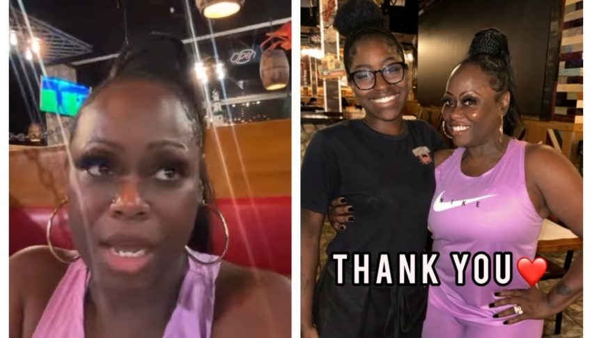 ‘No one helped us’: Tamika Scott speaks out about tipping waitress $700 after being ignored by others