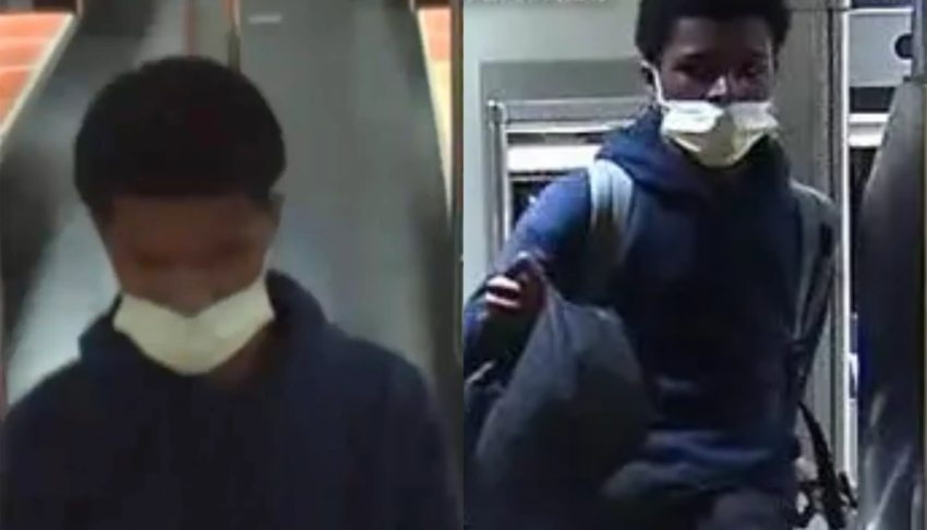Police arrest masked teen who slashed woman nearly to death on NYC train after she refused to give up her bag