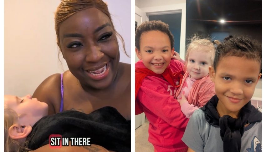 ‘I’m tired’ – Black mom reveals what she deals with having a blonde-haired, blue-eyed daughter