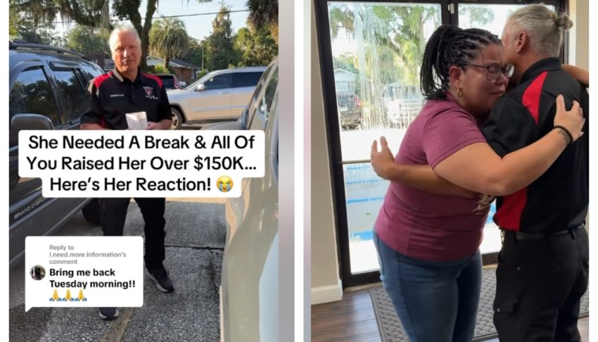Auto shop surprises single mom of 2 with over $167,000 after she brought car in for repairs
