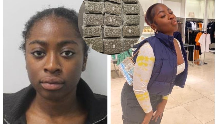 Teen jailed after she was found with $567,000 worth of cannabis at Heathrow Airport