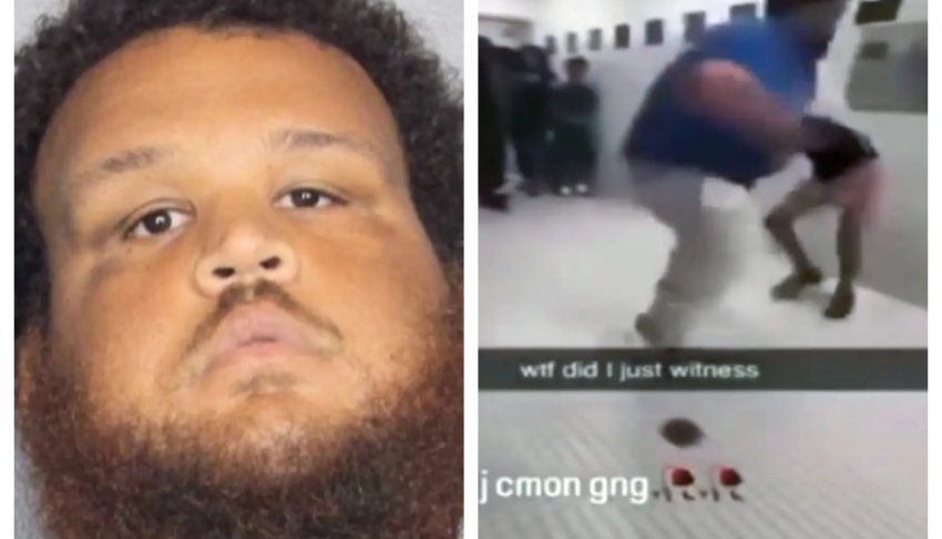 High school football coach with history of violence against students charged after fighting 3 players at practice
