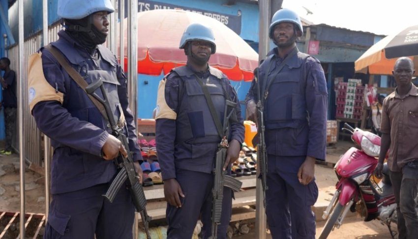 Five U.N. police officers die as armored vehicle plunges into river in Central African Republic
