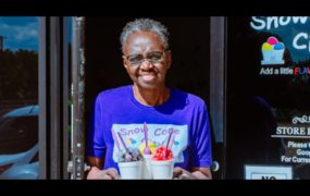 This 63-year-old retiree runs the only Black-owned, year-round storefront snow cone shop in this Texas city 