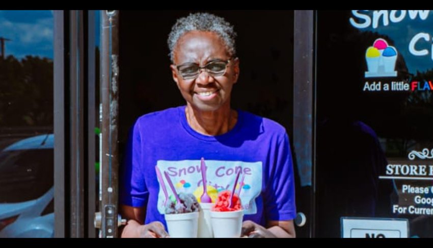 This 63-year-old retiree runs the only Black-owned, year-round storefront snow cone shop in this Texas city 
