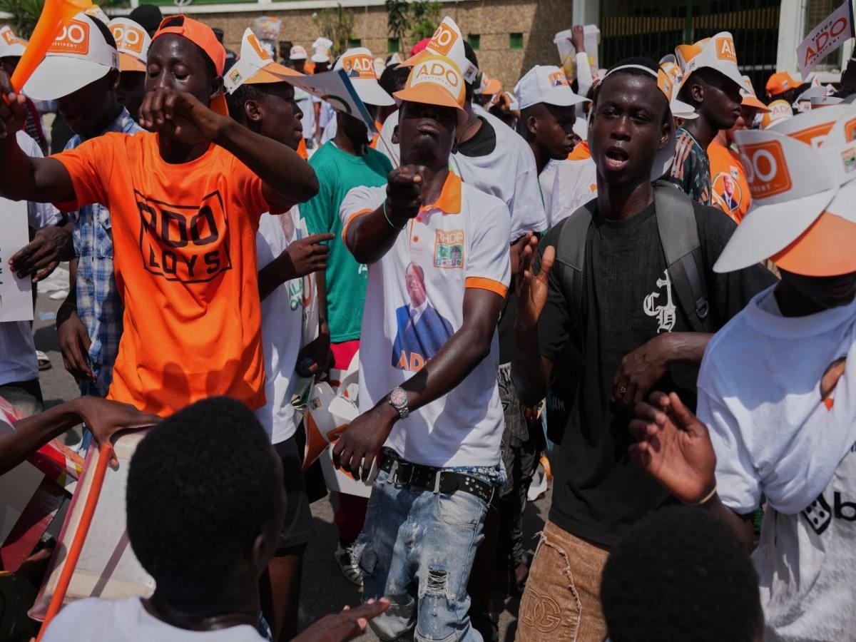 Ivory Coast’s presidential candidates held their final rallies Thursday ahead of Saturday’s vote, with President Alassane Ouattara seeking a fourth term.