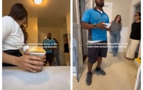 Strangers turned friends reveal how an Amazon delivery day became a viral moment